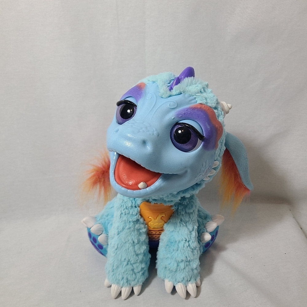 FUR REAL FRIENDS Torch my blazing dragon 10 inches- Tested and working
